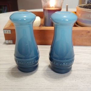 Le Creuset Blue Salt and Pepper Shaker Set